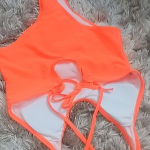 Bright 🌞 Orange thong bathing suit